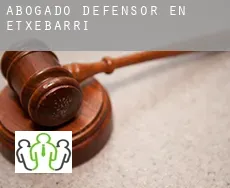 Abogado defensor en  Etxebarri