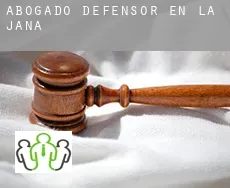 Abogado defensor en la Jana