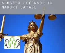 Abogado defensor en  Maruri-Jatabe