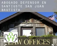 Abogado defensor en  Santiuste de San Juan Bautista
