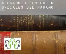 Abogado defensor en  Urdiales del Páramo