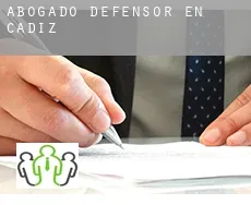 Abogado defensor en  Cadiz