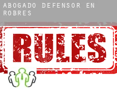 Abogado defensor en  Robres