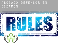 Abogado defensor en  Cidamón